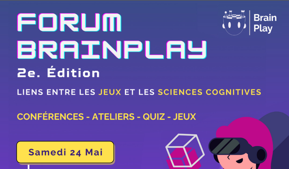 Visuel du forum BrainPlay 2025 (2e édition) le 25 mai