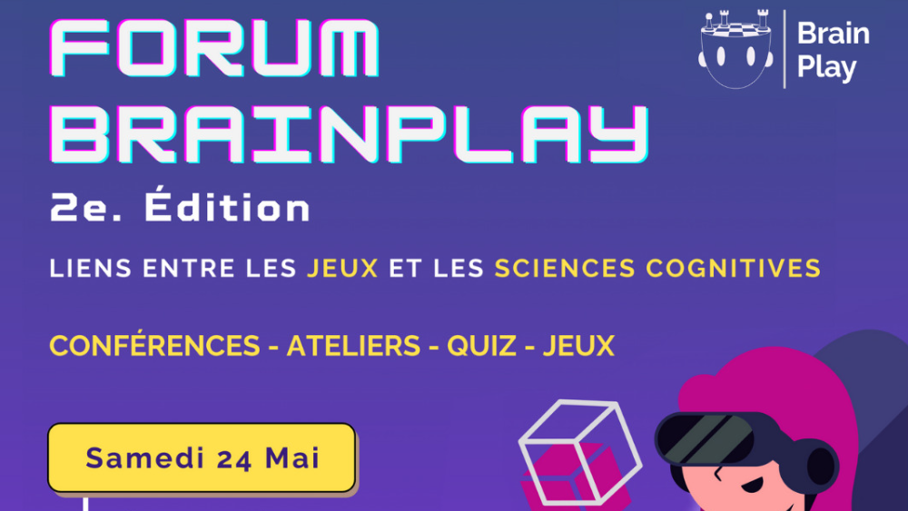 Visuel du forum BrainPlay 2025 (2e édition) le 25 mai
